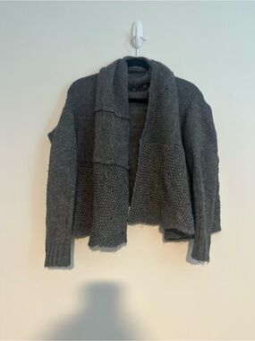 vince cropped cardigan